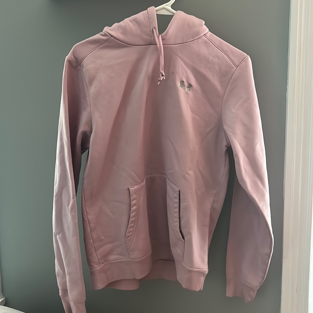 Light pink UA women’s hoodie